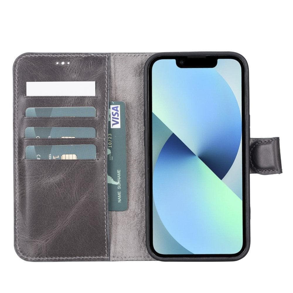 Magic iPhone 13 Detachable Leather Wallet Case