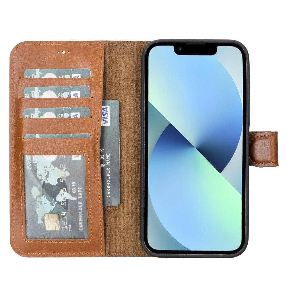 Magic iPhone 14 Pro Max Detachable Leather Wallet Case