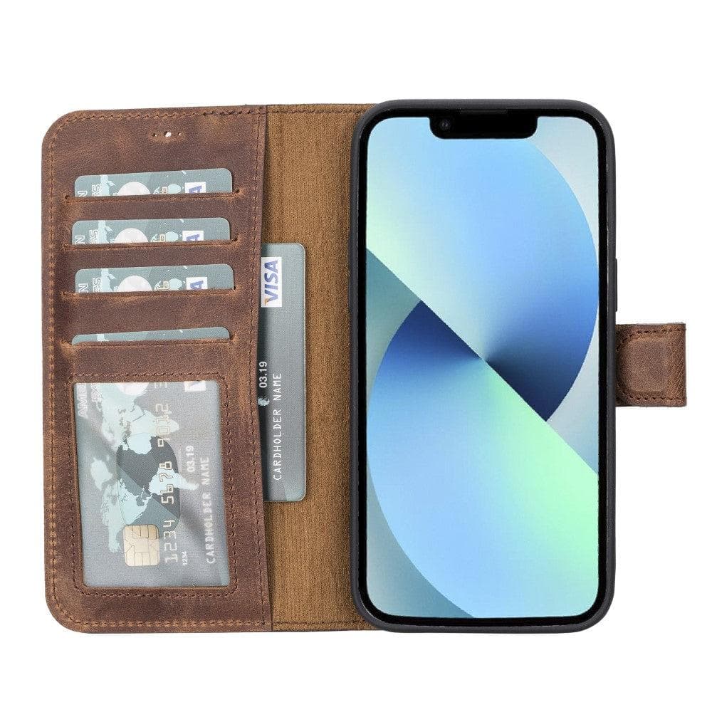 Magic iPhone 14 Pro Max Detachable Leather Wallet Case
