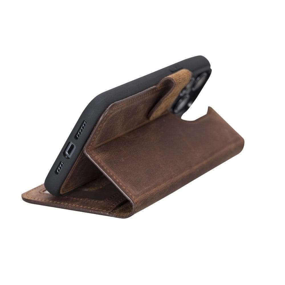 Magic iPhone 14 Pro Max Detachable Leather Wallet Case