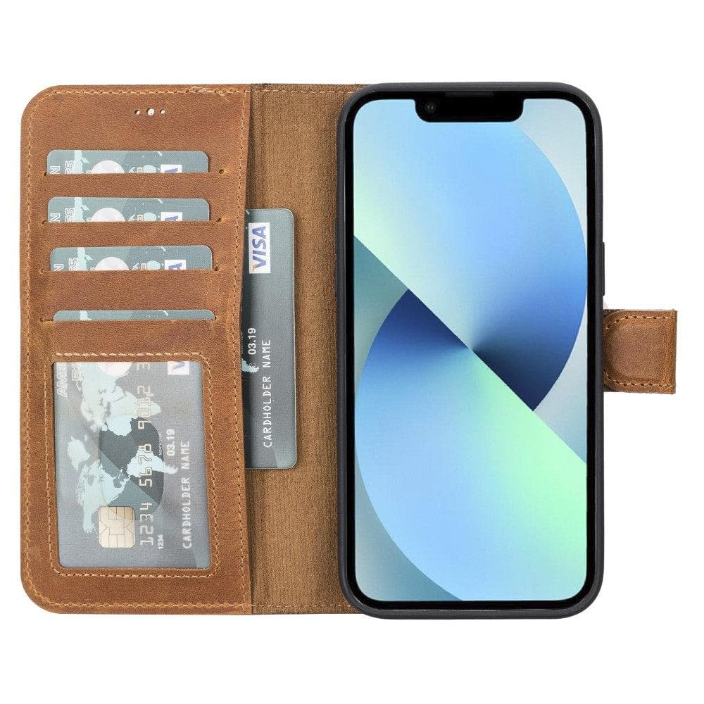 Magic iPhone 14 Pro Max Detachable Leather Wallet Case