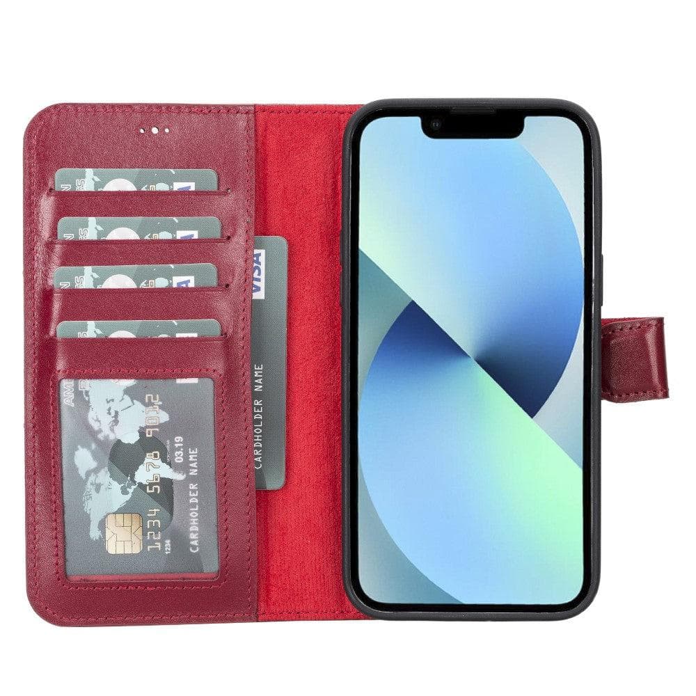 Magic iPhone 14 Pro Max Detachable Leather Wallet Case