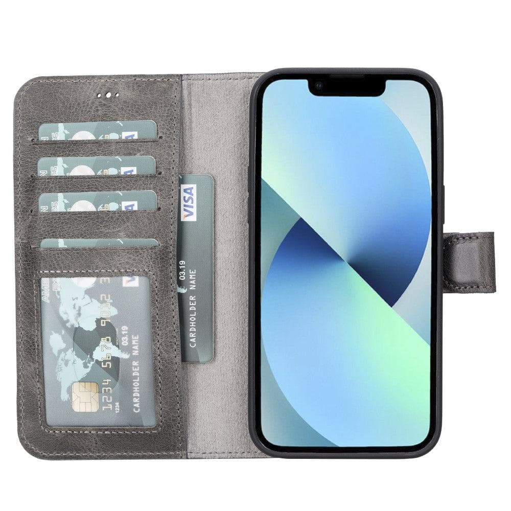 Magic iPhone 14 Pro Max Detachable Leather Wallet Case