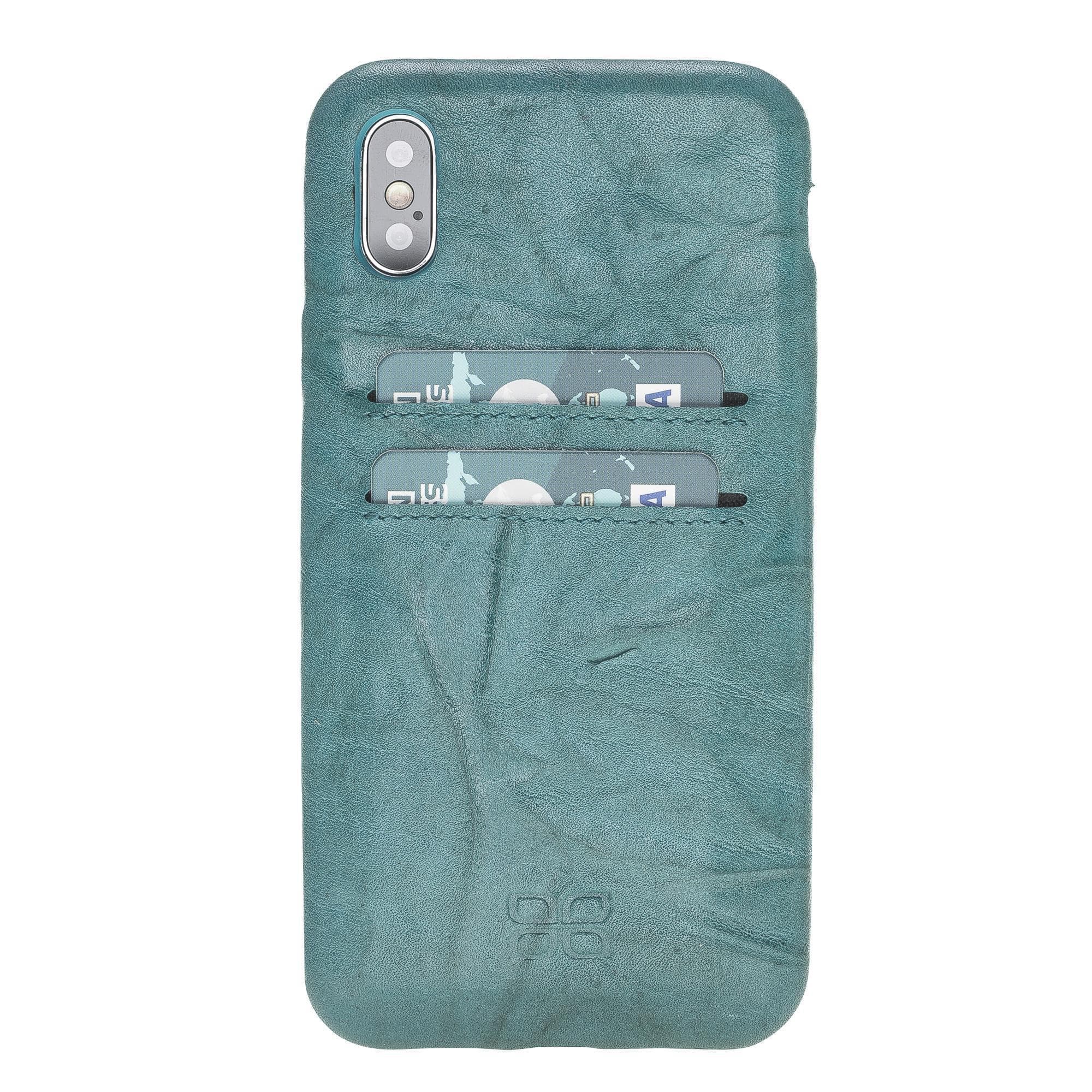 Apple iPhone X/XS Leather Case / UCCC - Ultra Cover with Card Holder