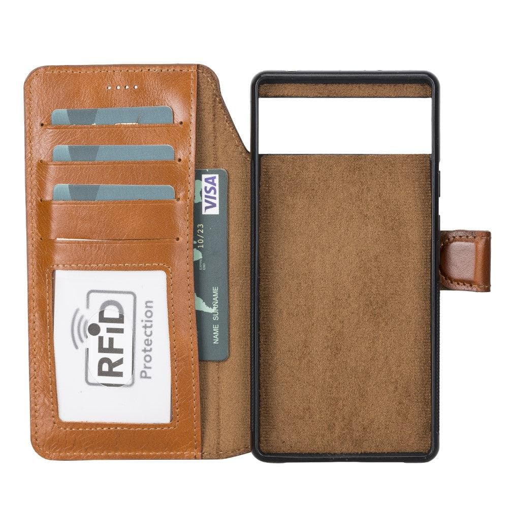 Magic Google Pixel 6 Detachable Leather Wallet Case