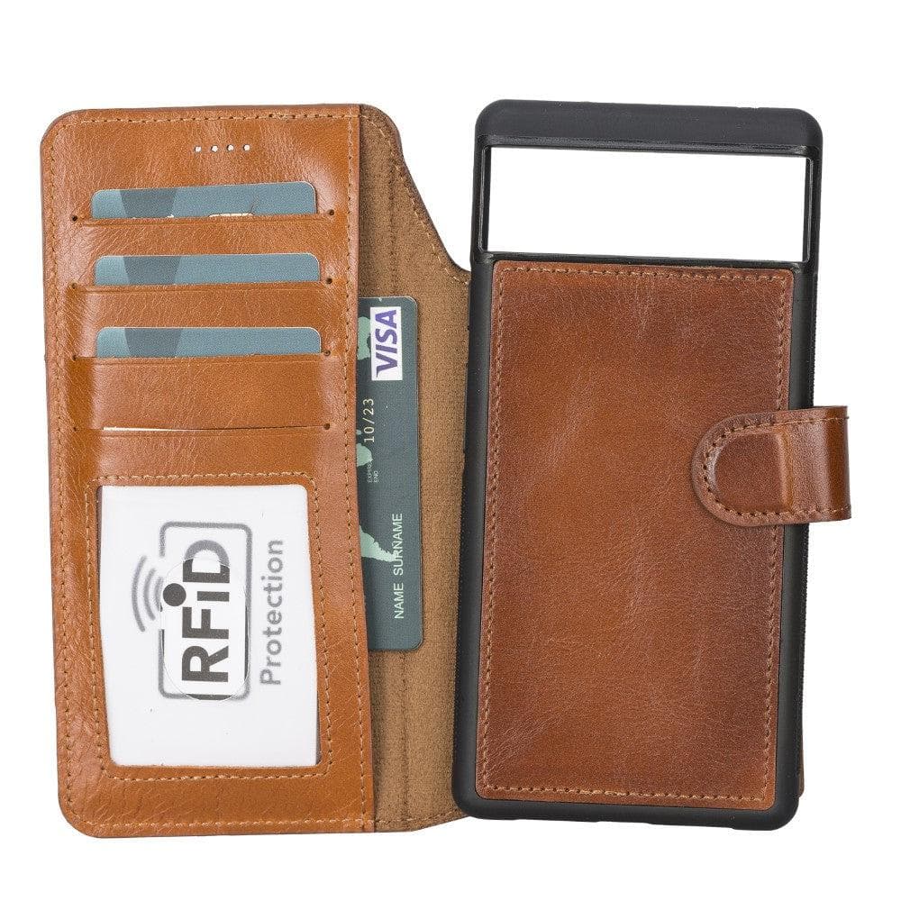 Magic Google Pixel 6 Detachable Leather Wallet Case