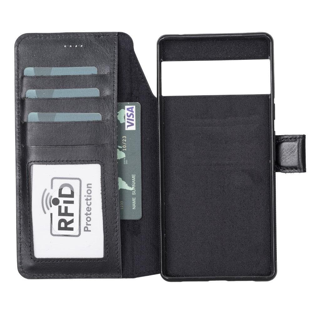 Magic Google Pixel 6 Detachable Leather Wallet Case