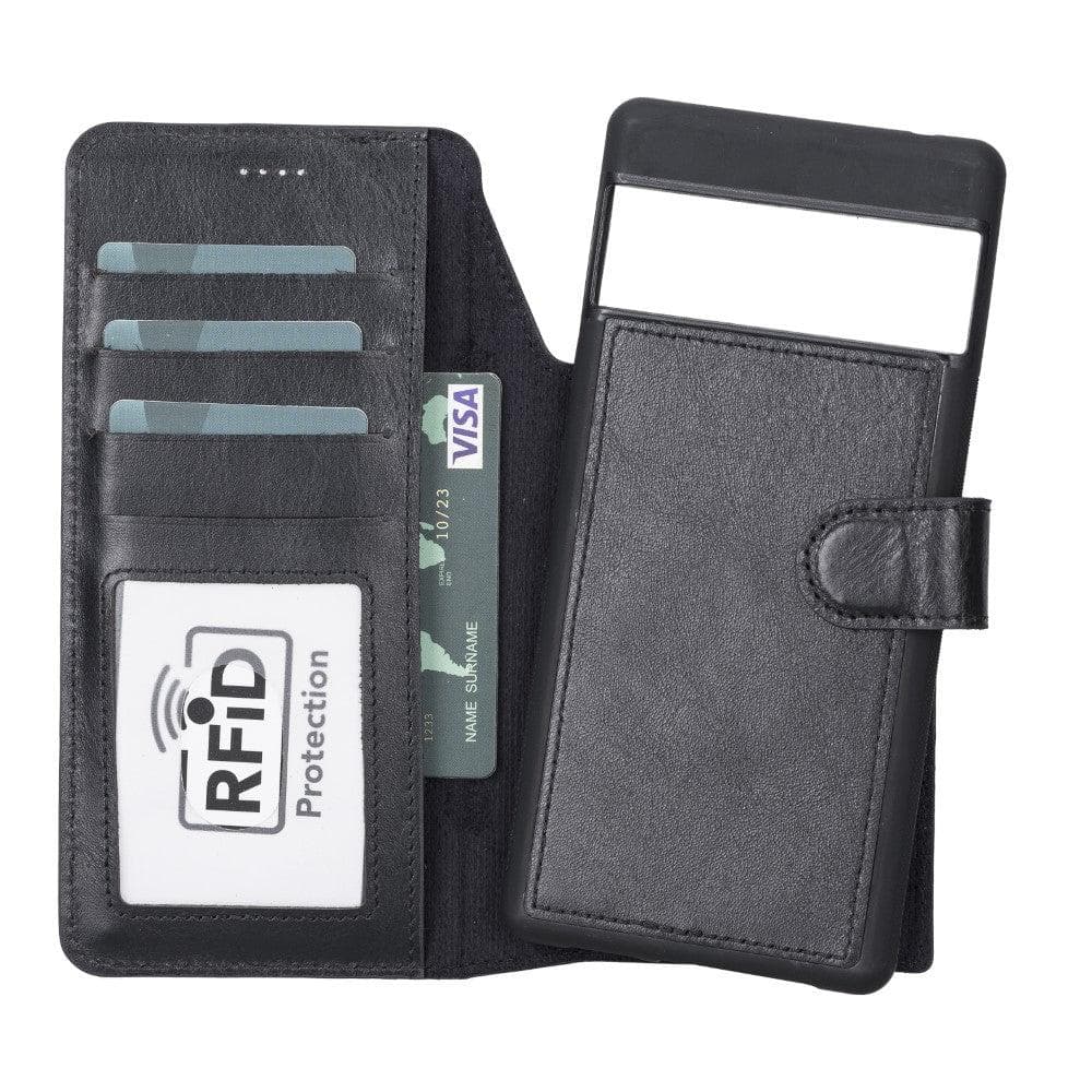 Magic Google Pixel 6 Detachable Leather Wallet Case