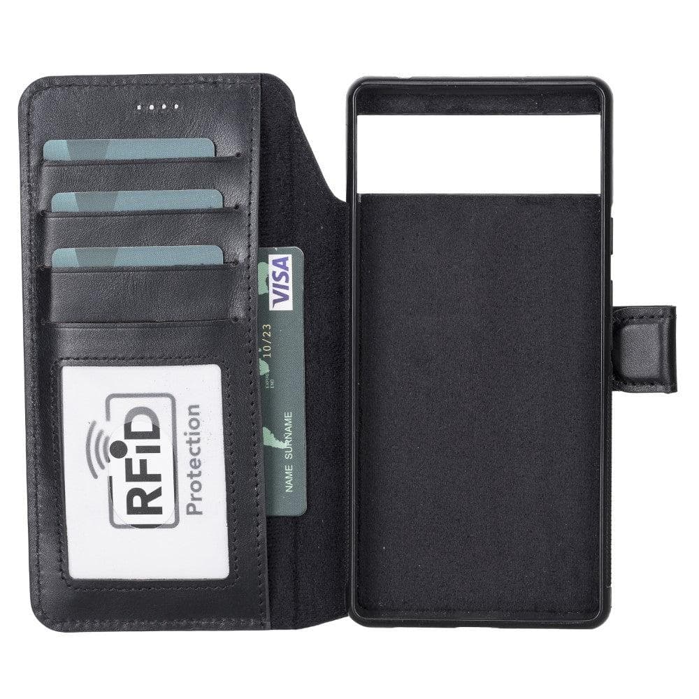 Magic Google Pixel 6 Detachable Leather Wallet Case