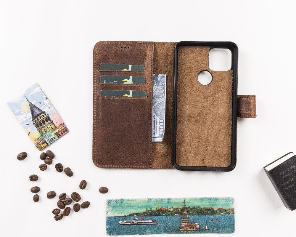 Magic Google Pixel 5 Detachable Leather Wallet Case
