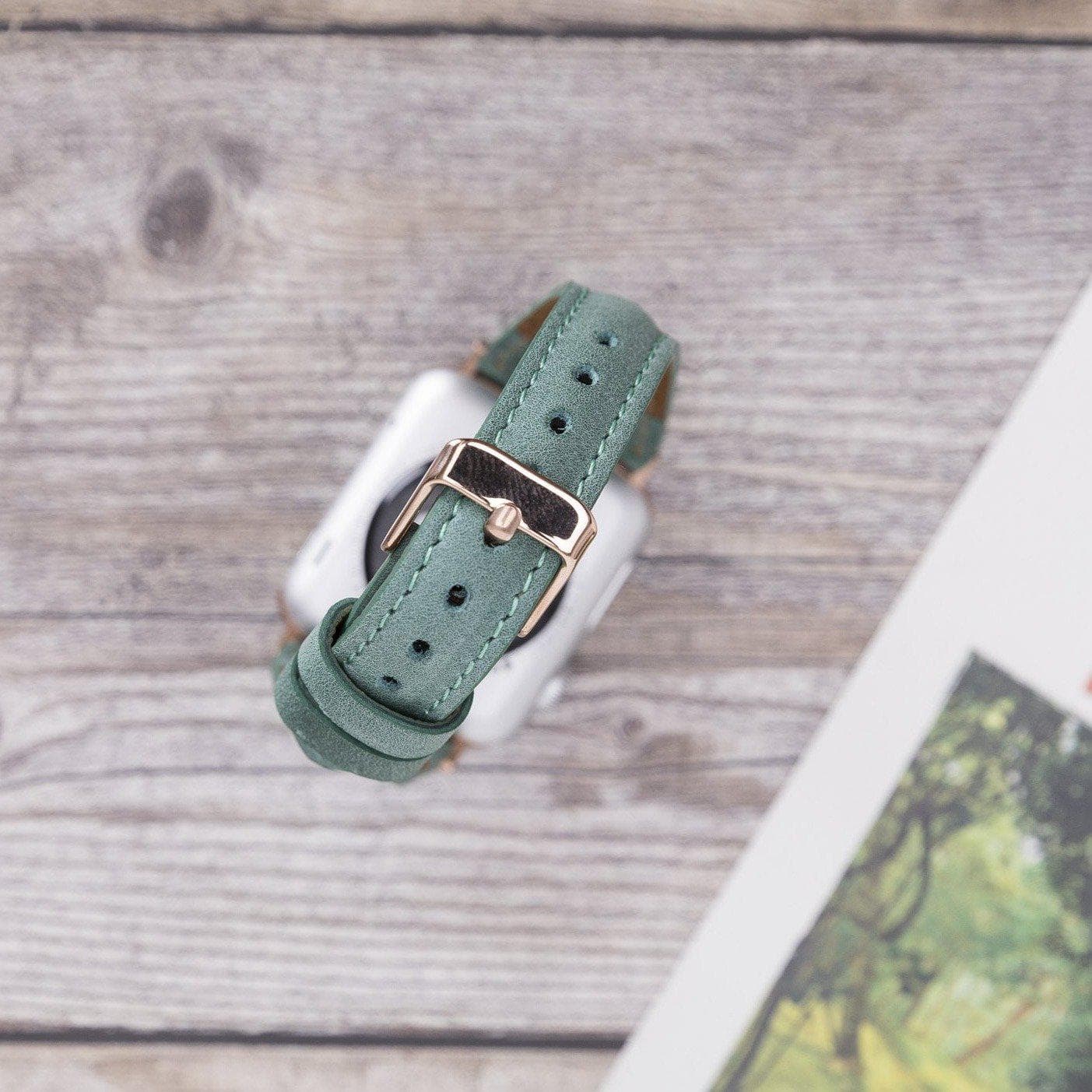 Slim Leather Apple Watch Band