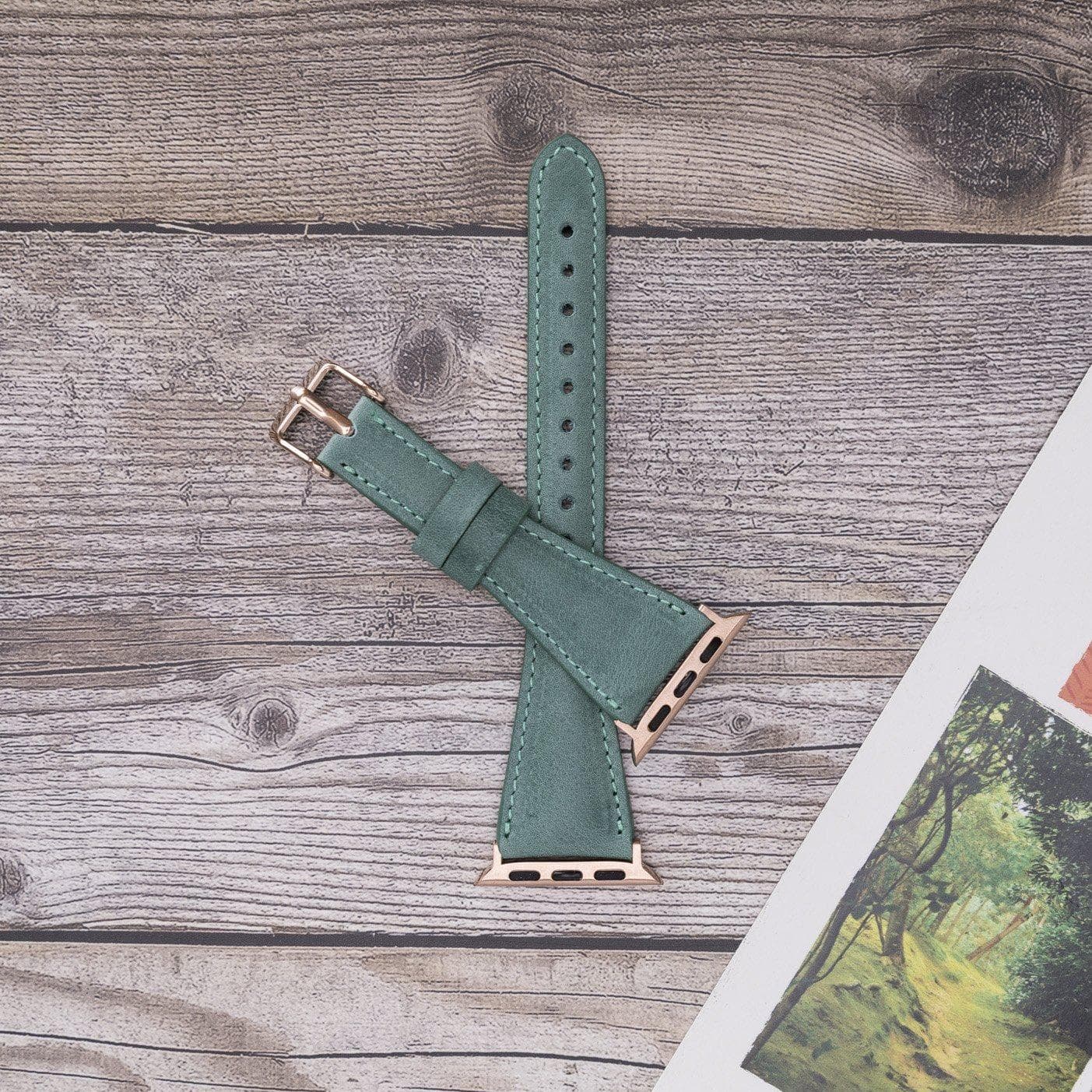 Slim Leather Apple Watch Band