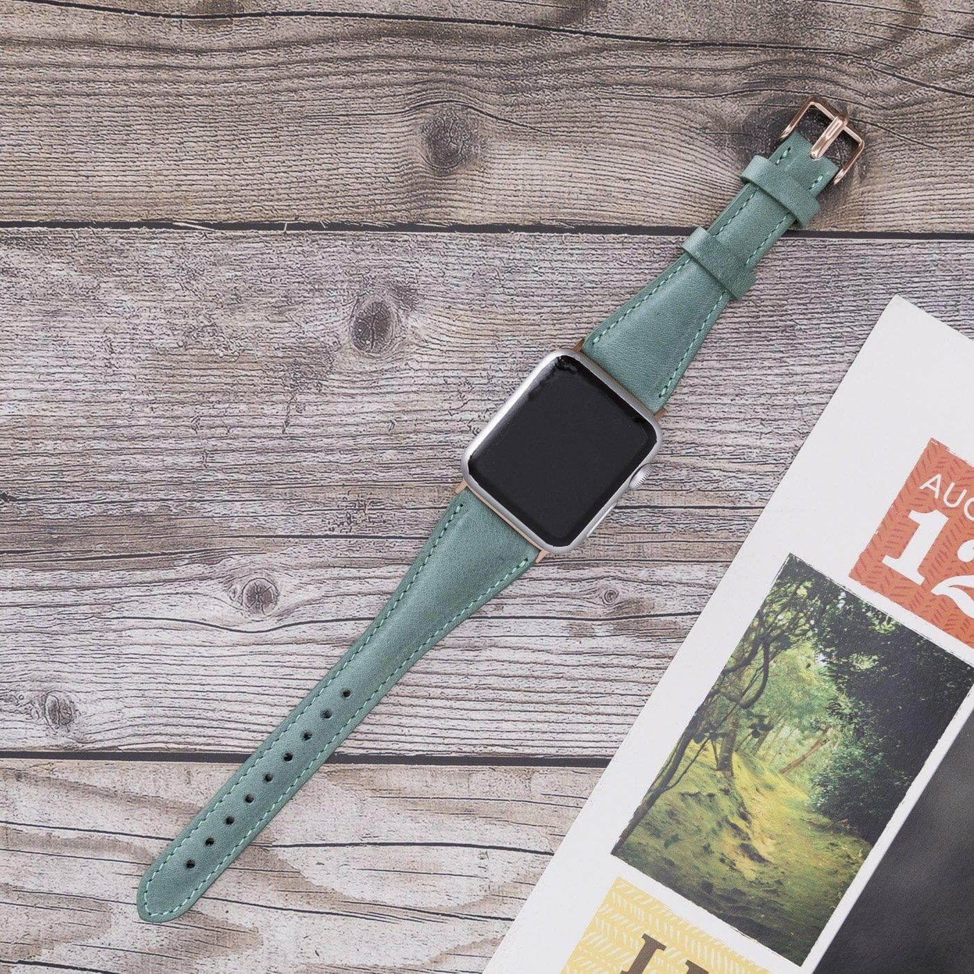 Slim Leather Apple Watch Band