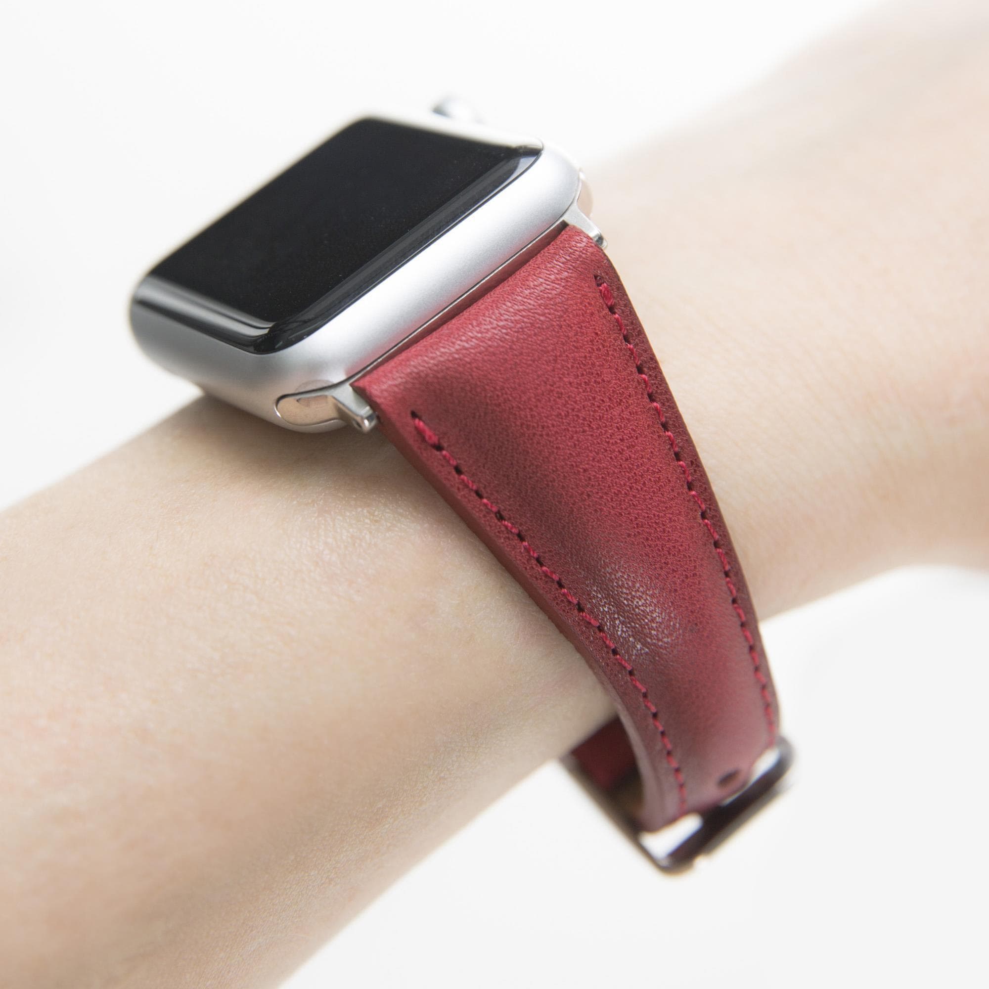 Slim Leather Apple Watch Band