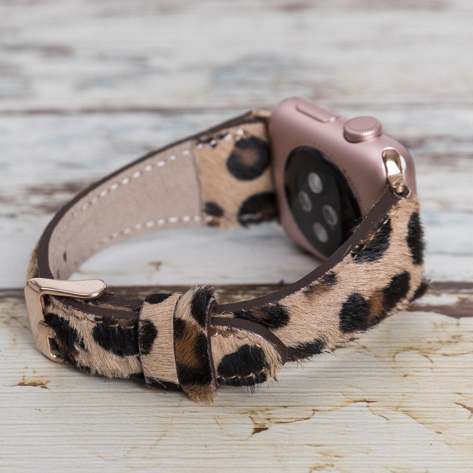 Slim Leather Apple Watch Band