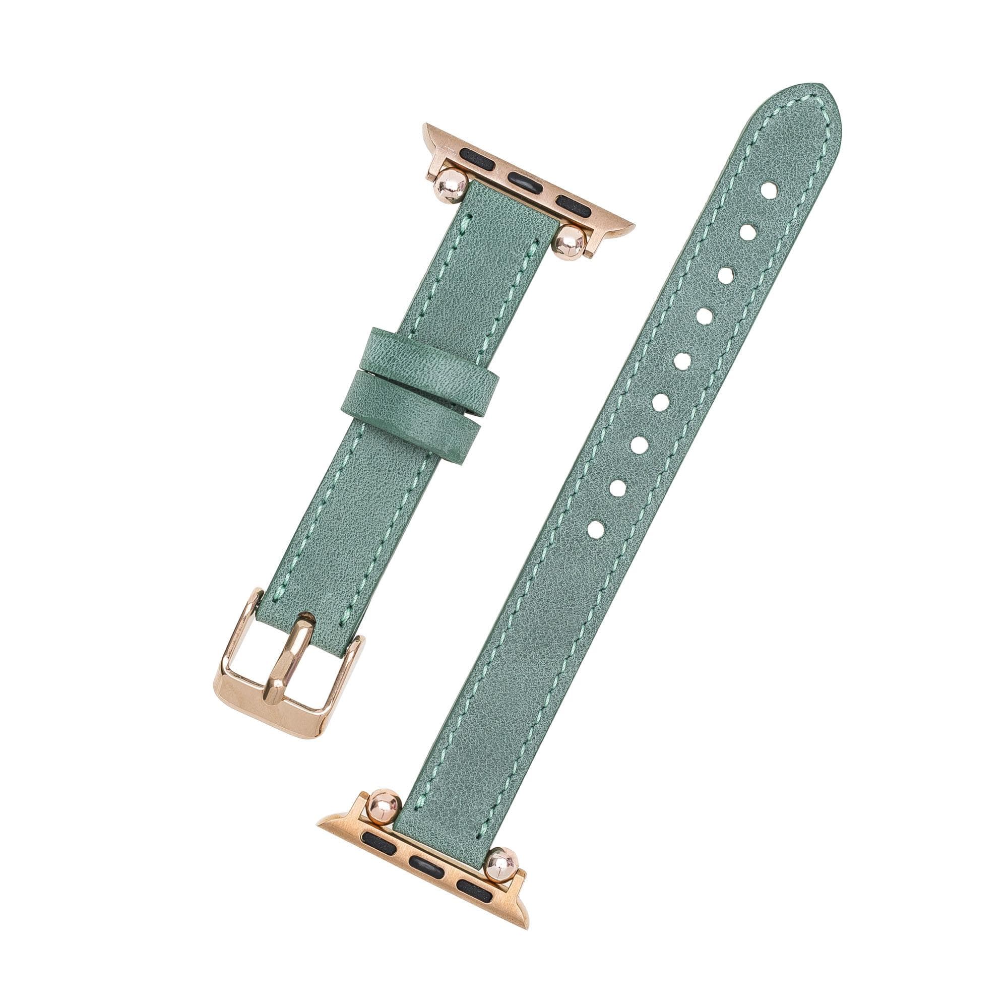 Seamy Leather Apple Watch Band