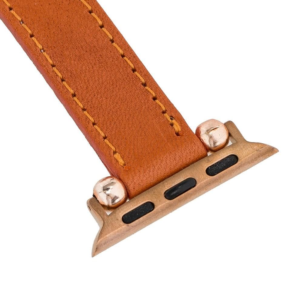 Seamy Leather Apple Watch Band