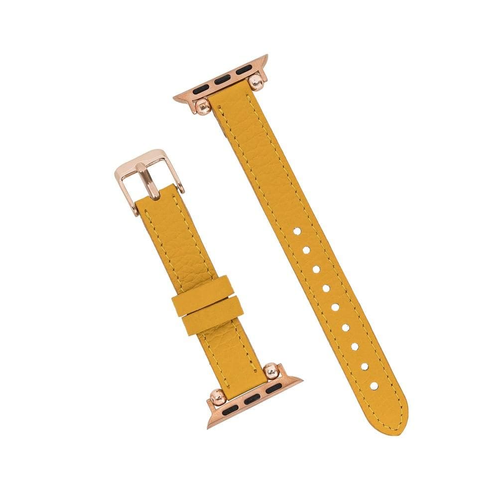 Seamy Leather Apple Watch Band