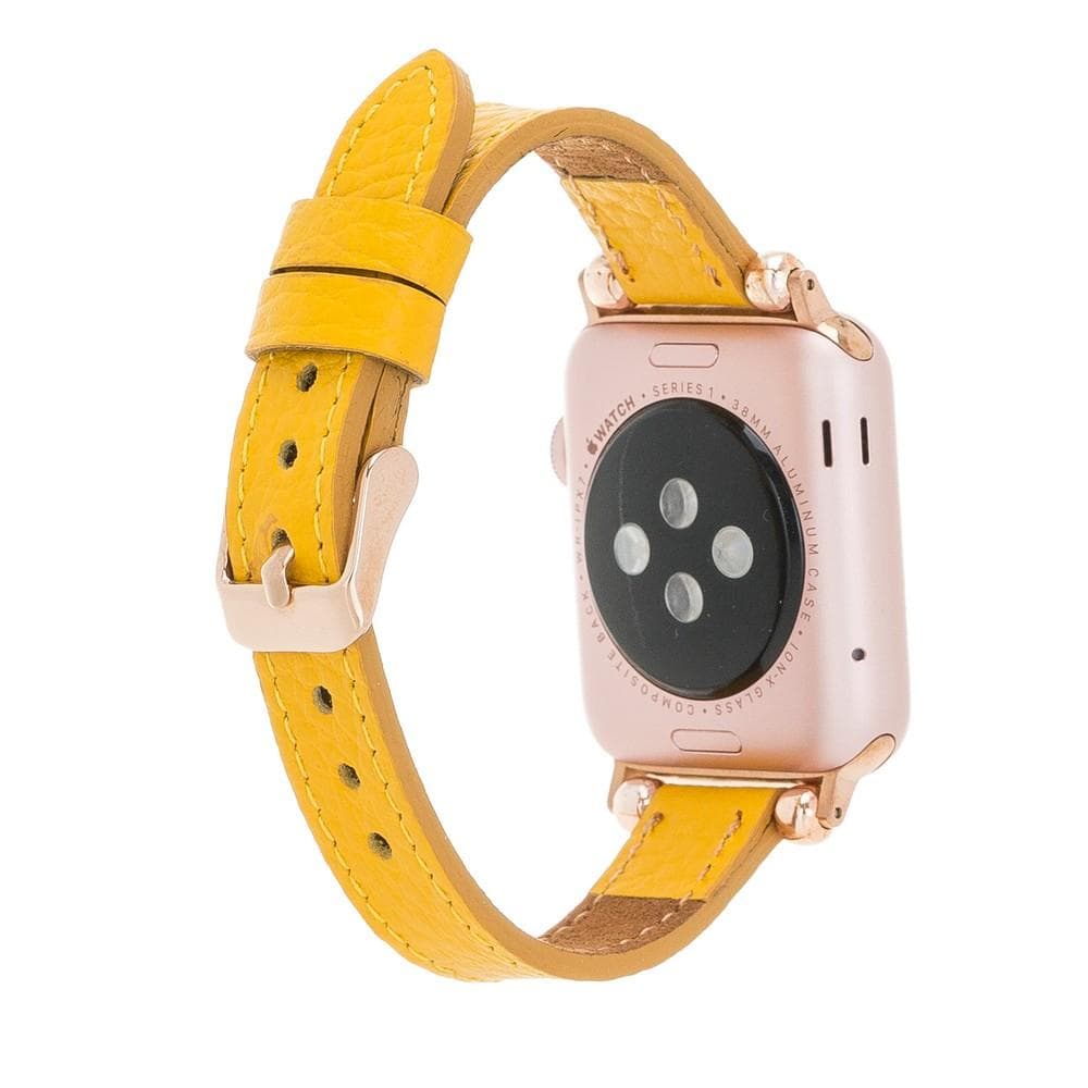 Seamy Leather Apple Watch Band
