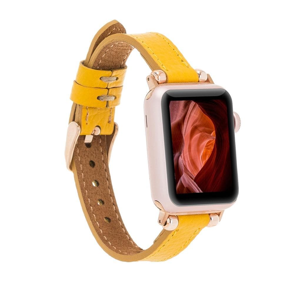 Seamy Leather Apple Watch Band