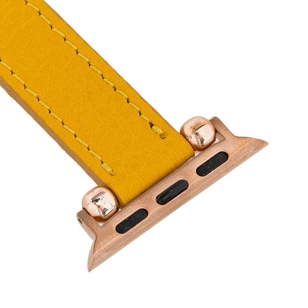 Seamy Leather Apple Watch Band