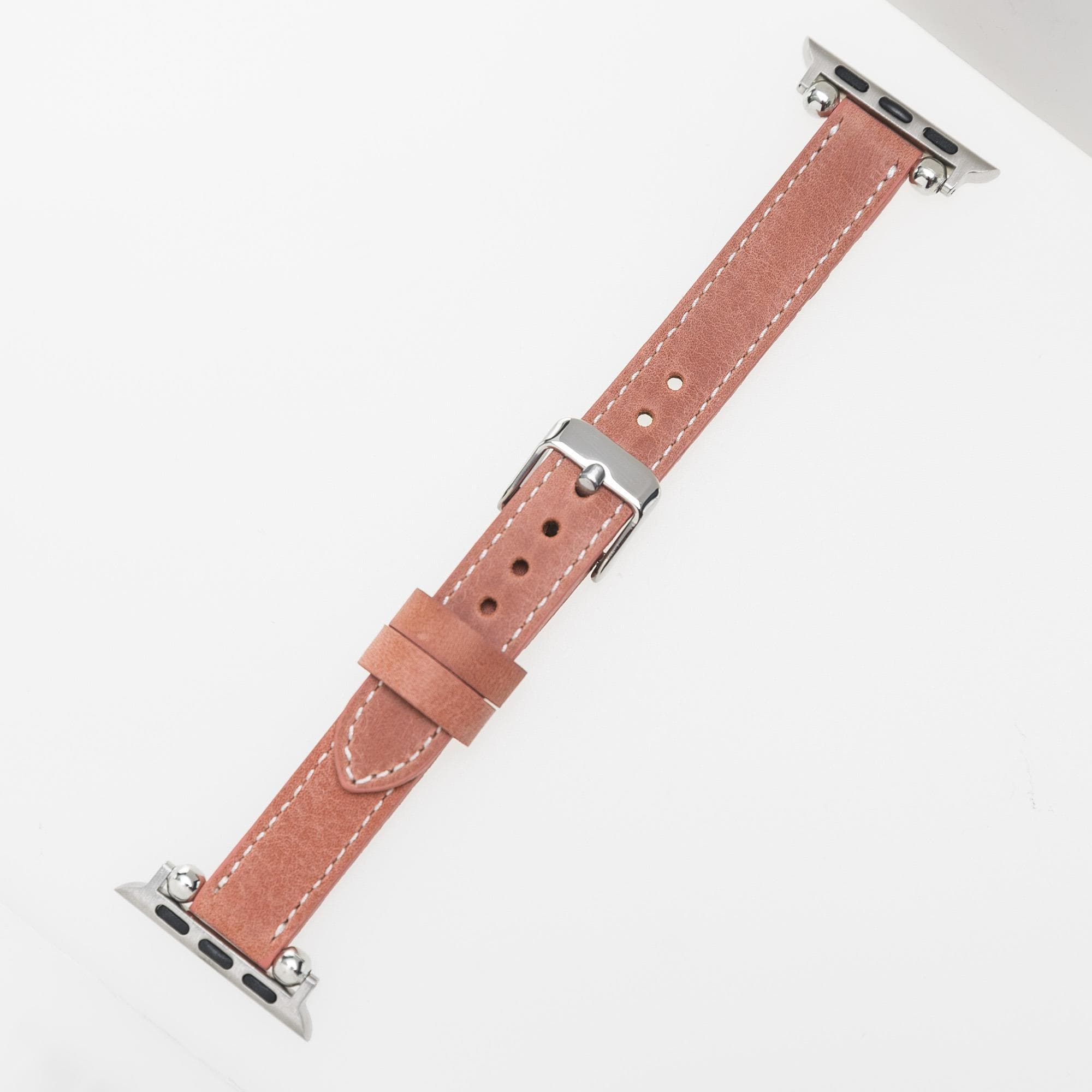 Seamy Leather Apple Watch Band