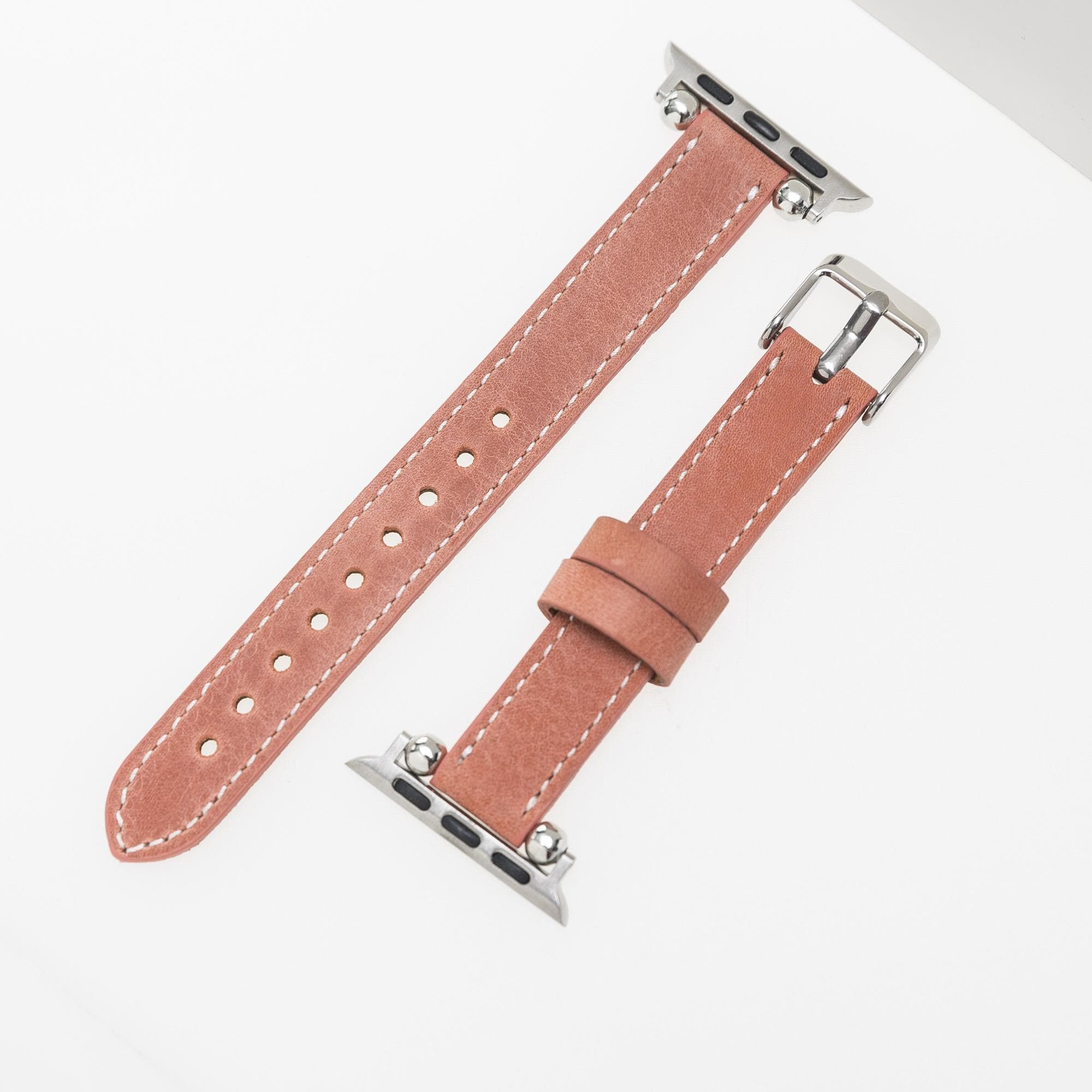 Seamy Leather Apple Watch Band