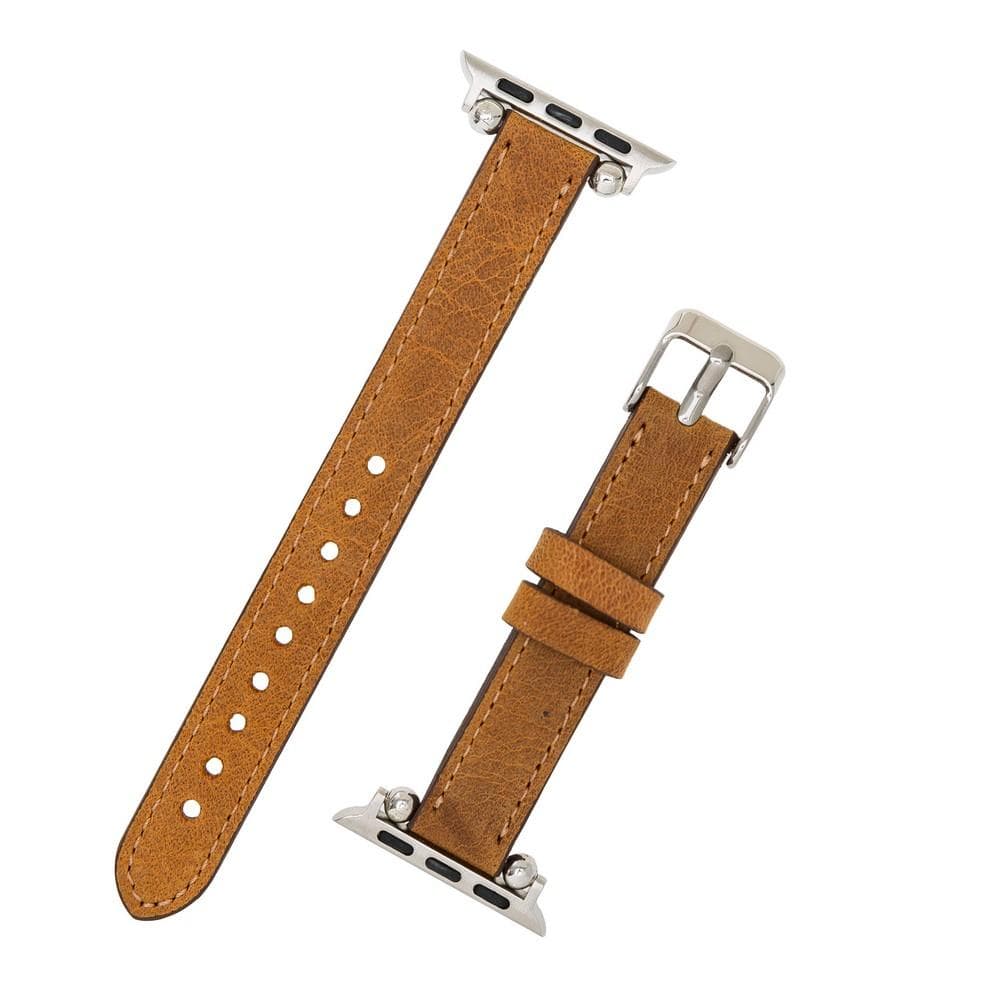 Seamy Leather Apple Watch Band