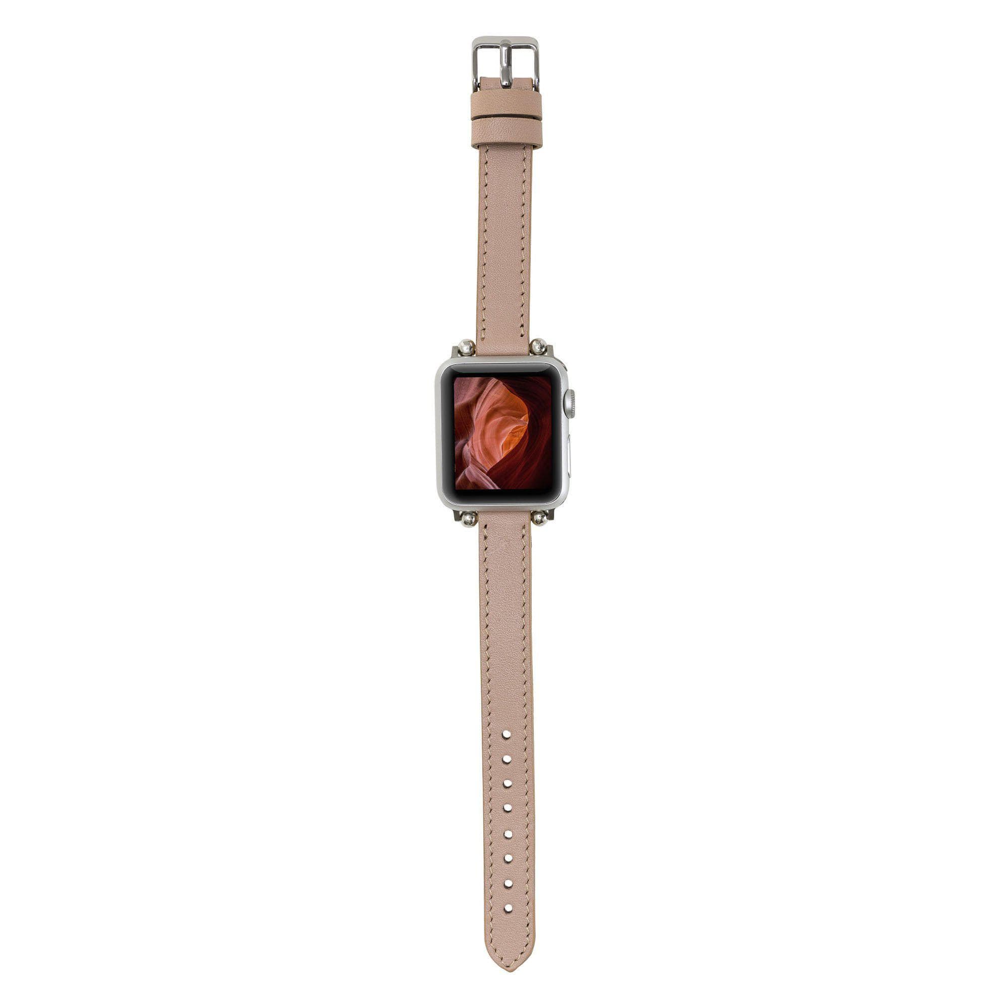 Seamy Leather Apple Watch Band