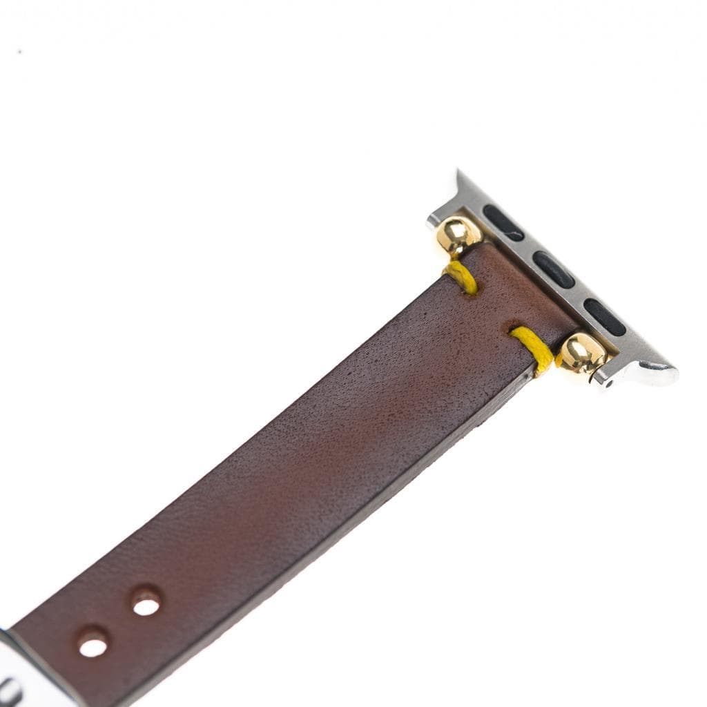 Seamy Leather Apple Watch Band