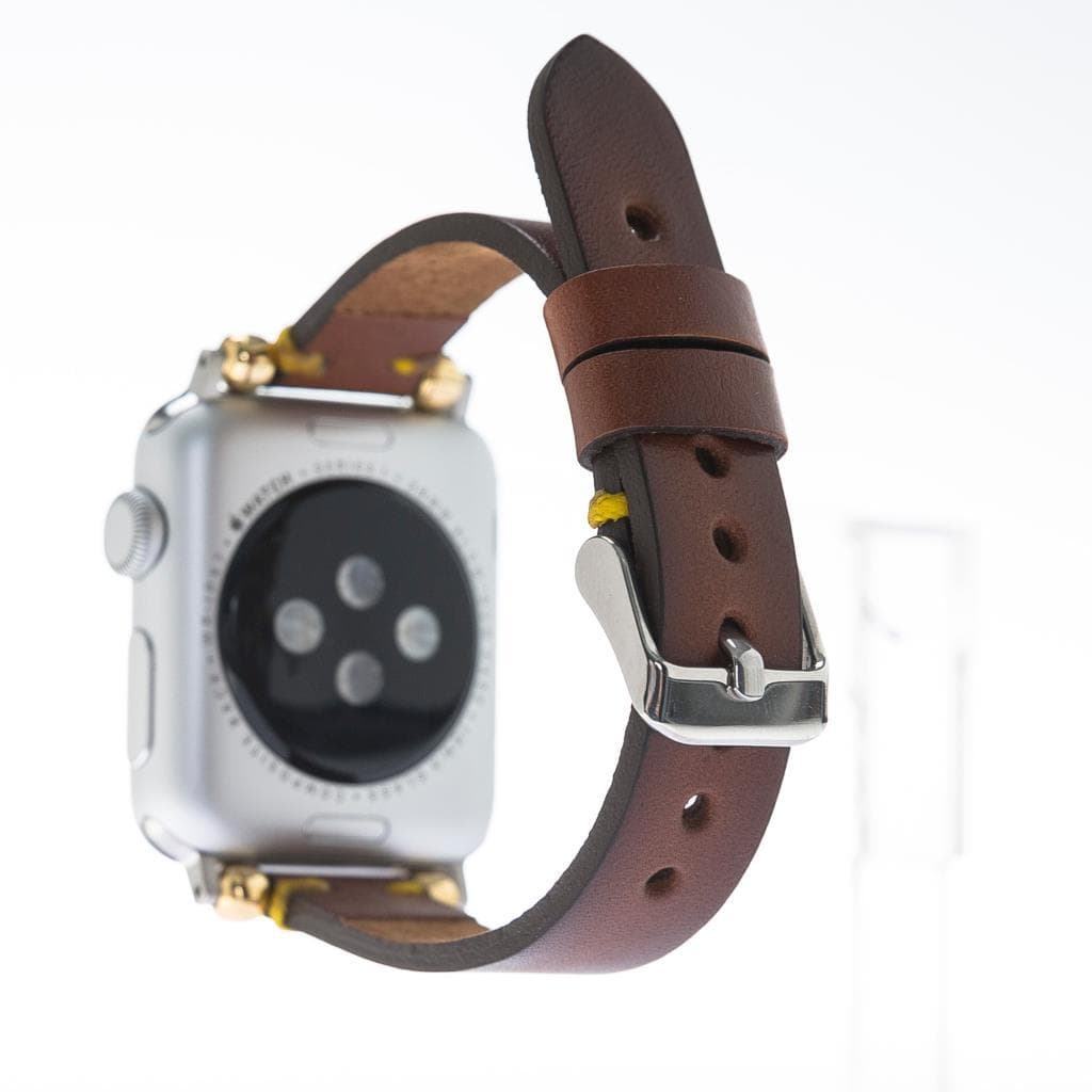Seamy Leather Apple Watch Band
