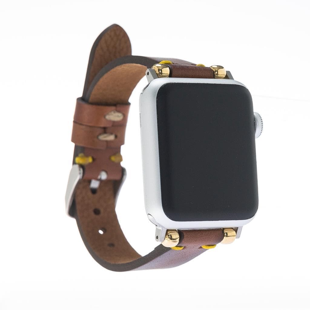 Seamy Leather Apple Watch Band