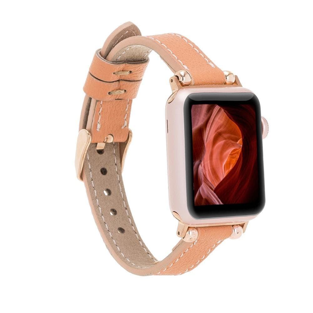 Seamy Leather Apple Watch Band