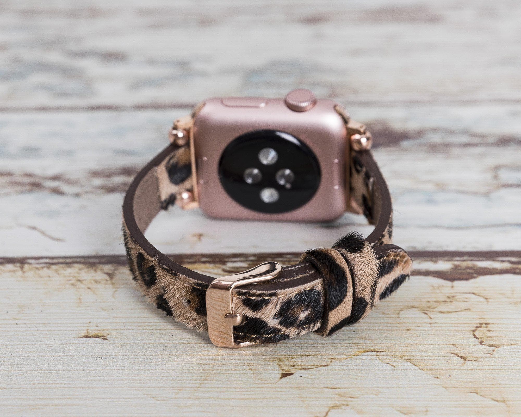 Seamy Leather Apple Watch Band