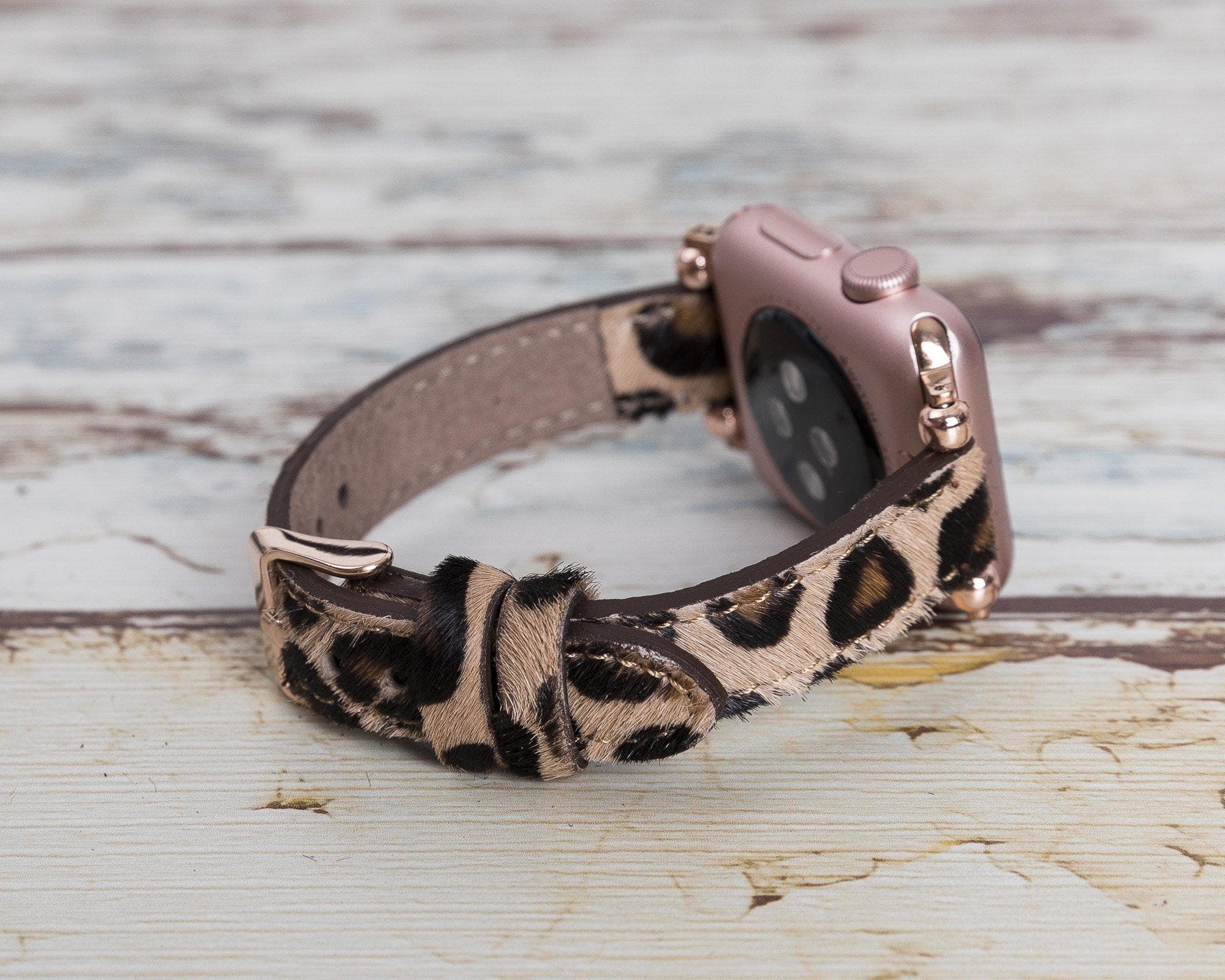 Seamy Leather Apple Watch Band