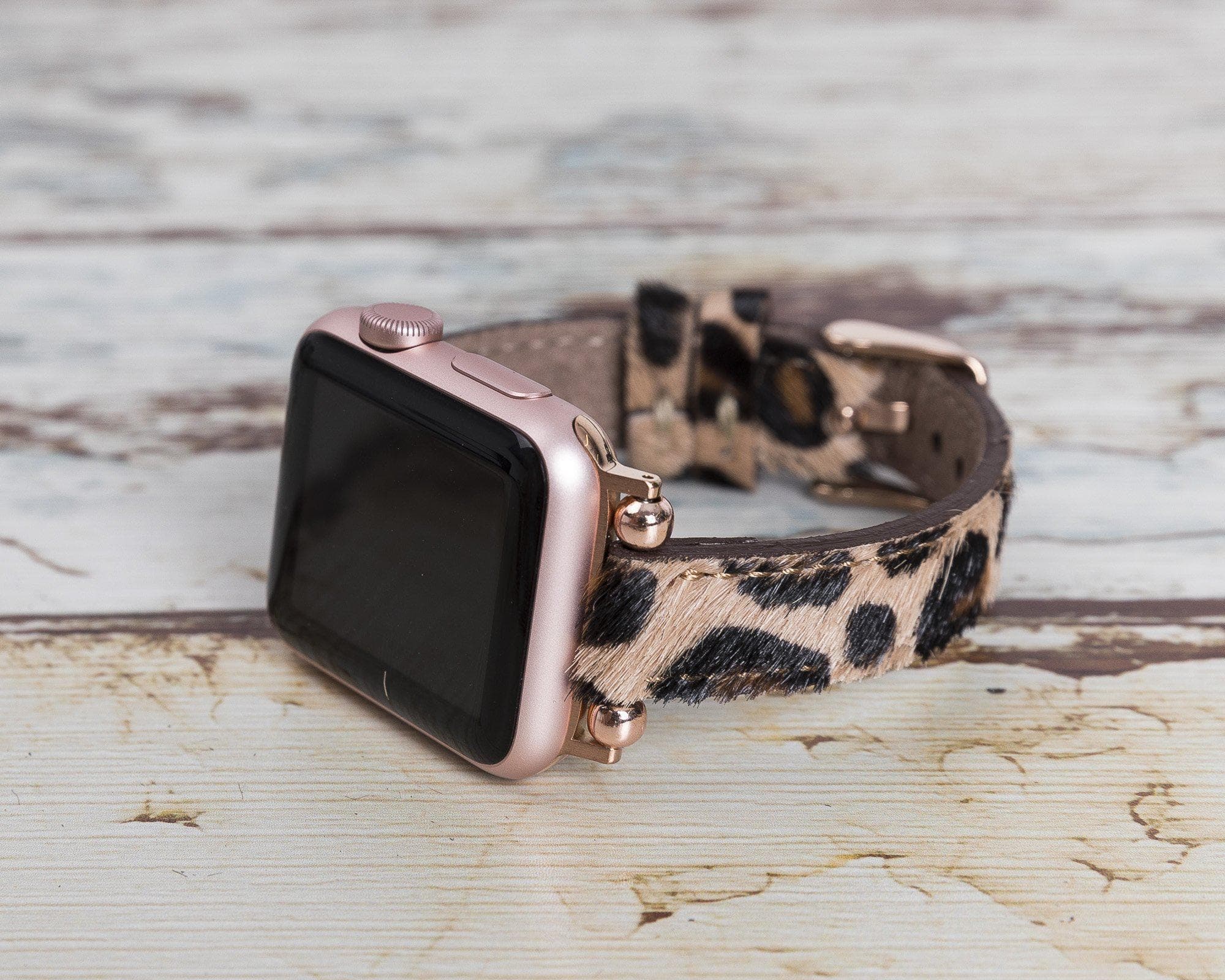 Seamy Leather Apple Watch Band