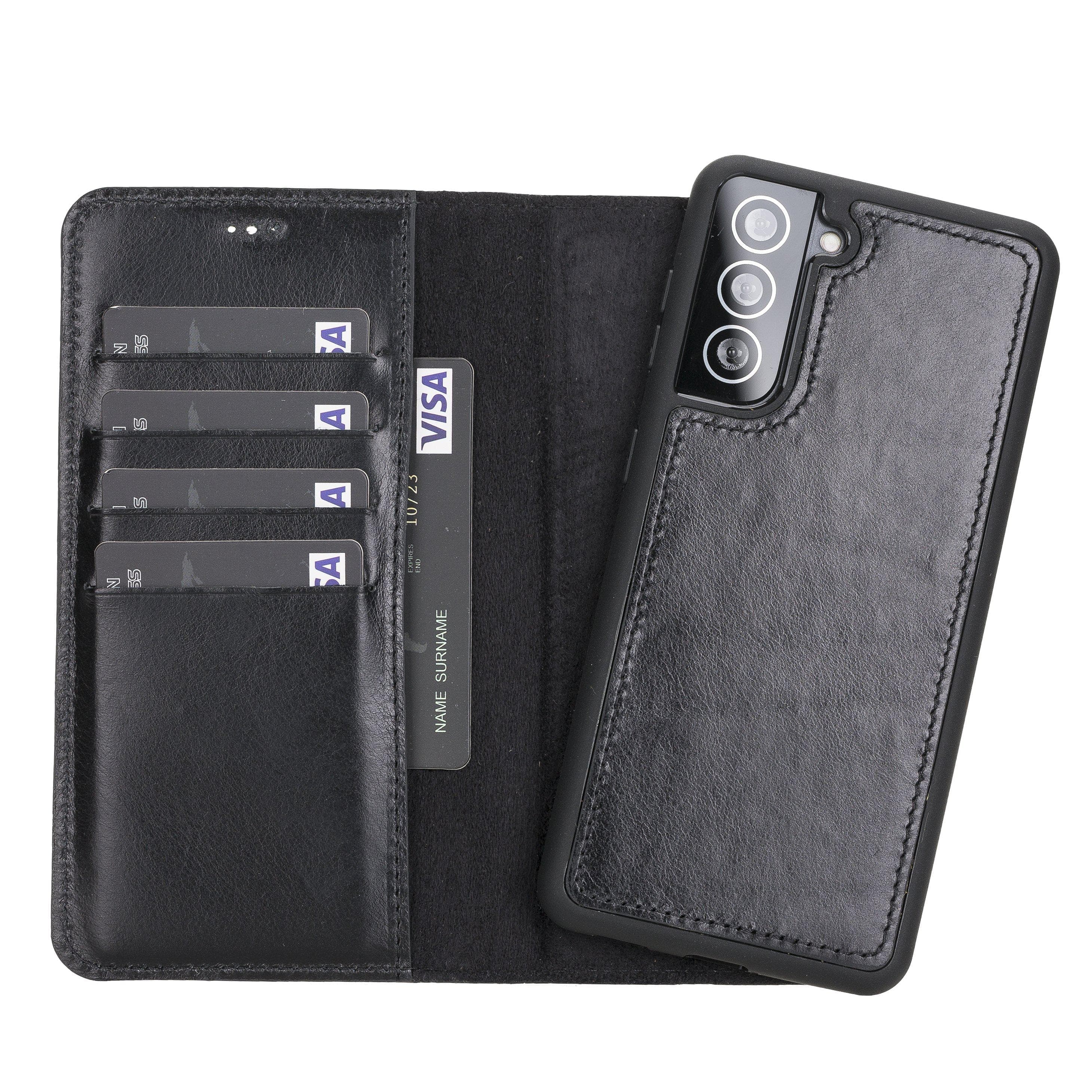 Magic Samsung Galaxy S21 Ultra Leather Detachable Wallet Case