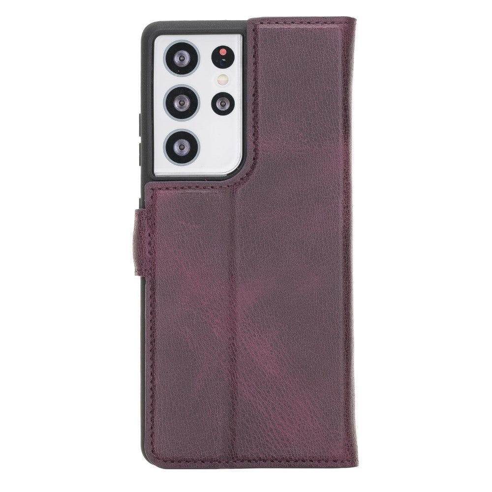 Magic Samsung Galaxy S21 Ultra Leather Detachable Wallet Case