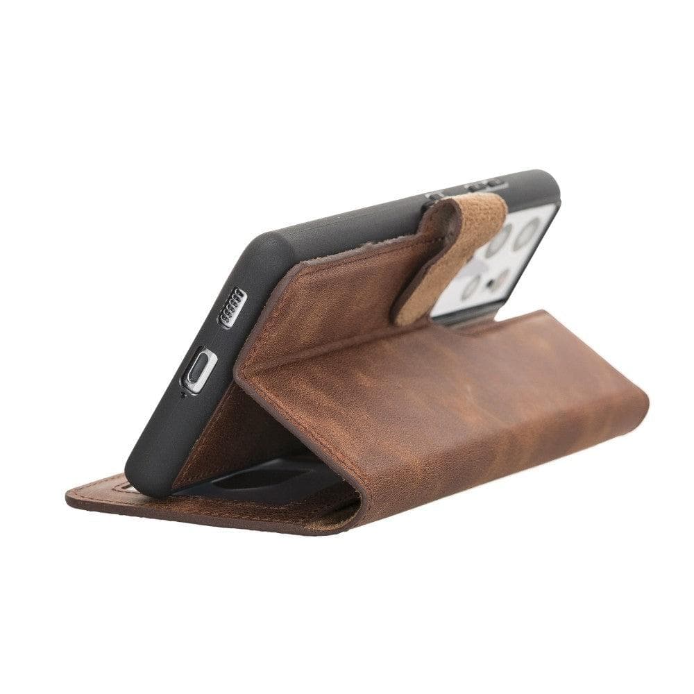 Magic Samsung Galaxy S21 Ultra Leather Detachable Wallet Case