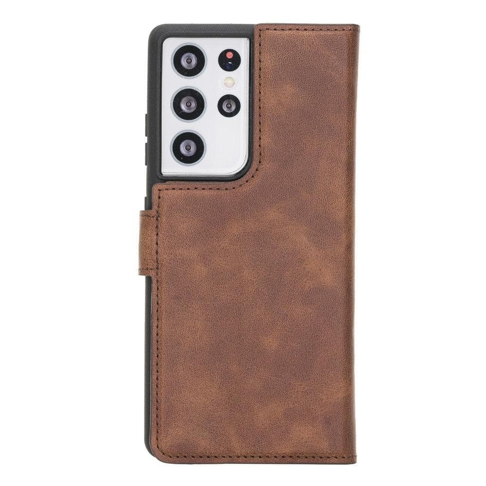 Magic Samsung Galaxy S21 Ultra Leather Detachable Wallet Case