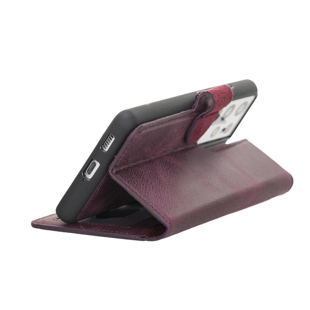 Magic Samsung Galaxy S21 Ultra Leather Detachable Wallet Case
