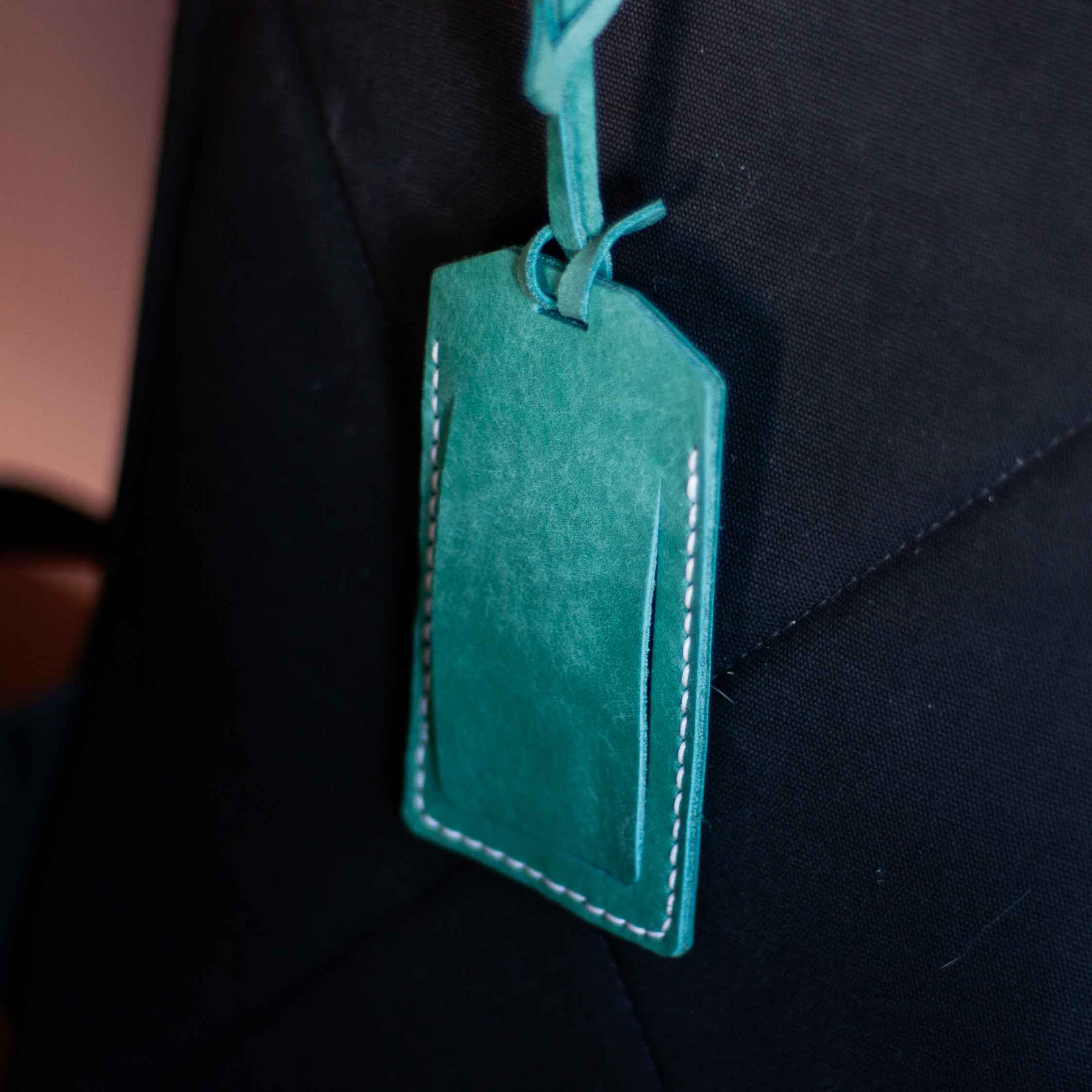 Leather Luggage Tag - Leather Luggage Tag