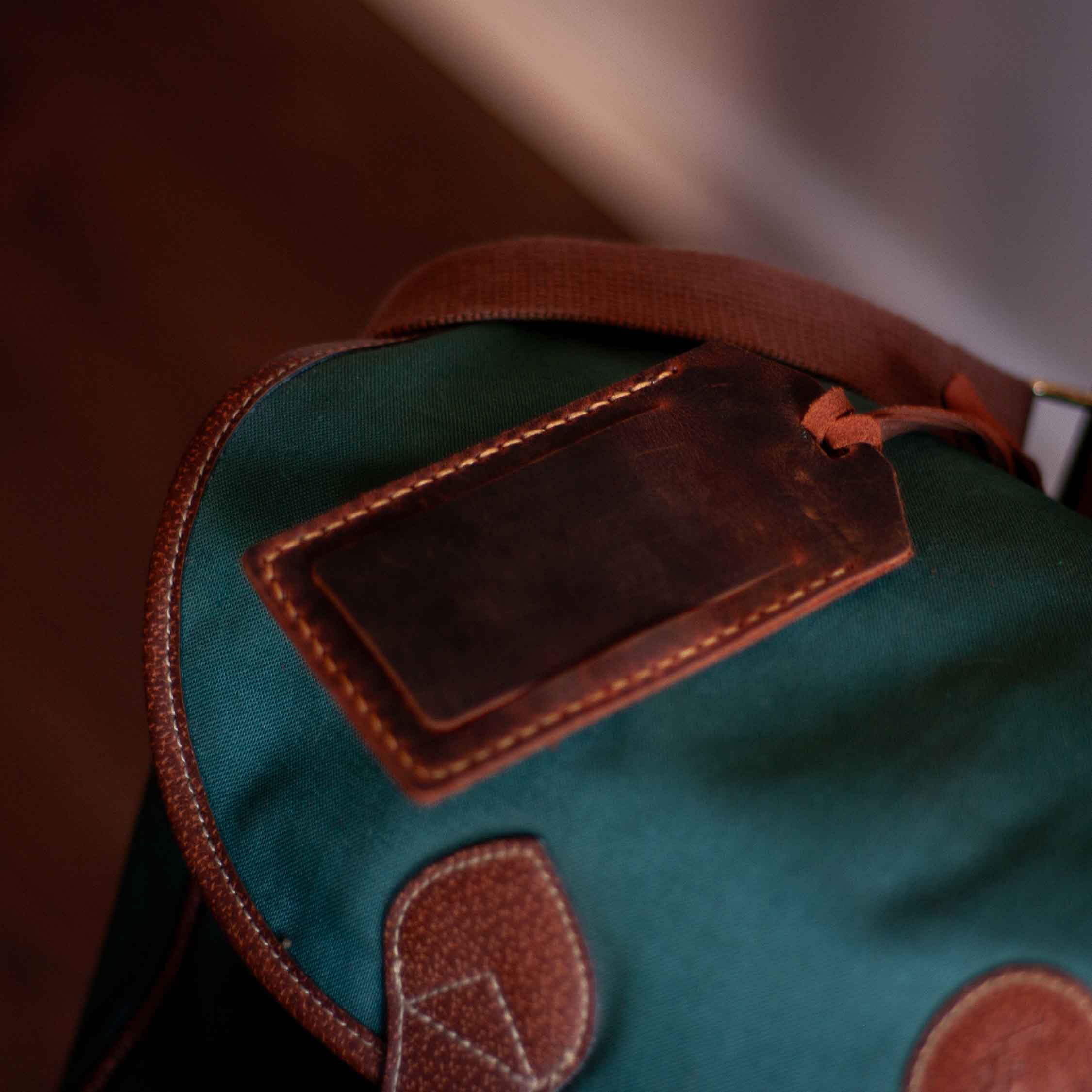 Leather Luggage Tag - Leather Luggage Tag