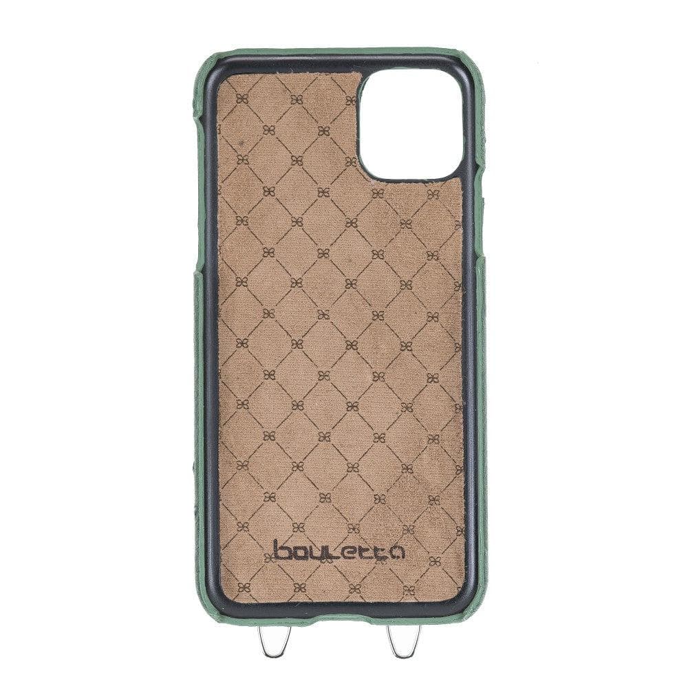 Saff iPhone 11 Pro Max Leather Case with Shoulder Strap