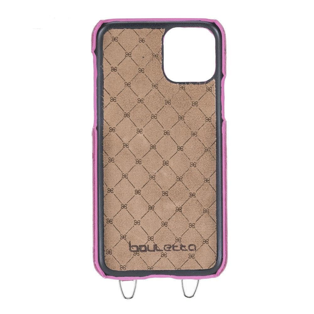 Saff iPhone 11 Pro Max Leather Case with Shoulder Strap