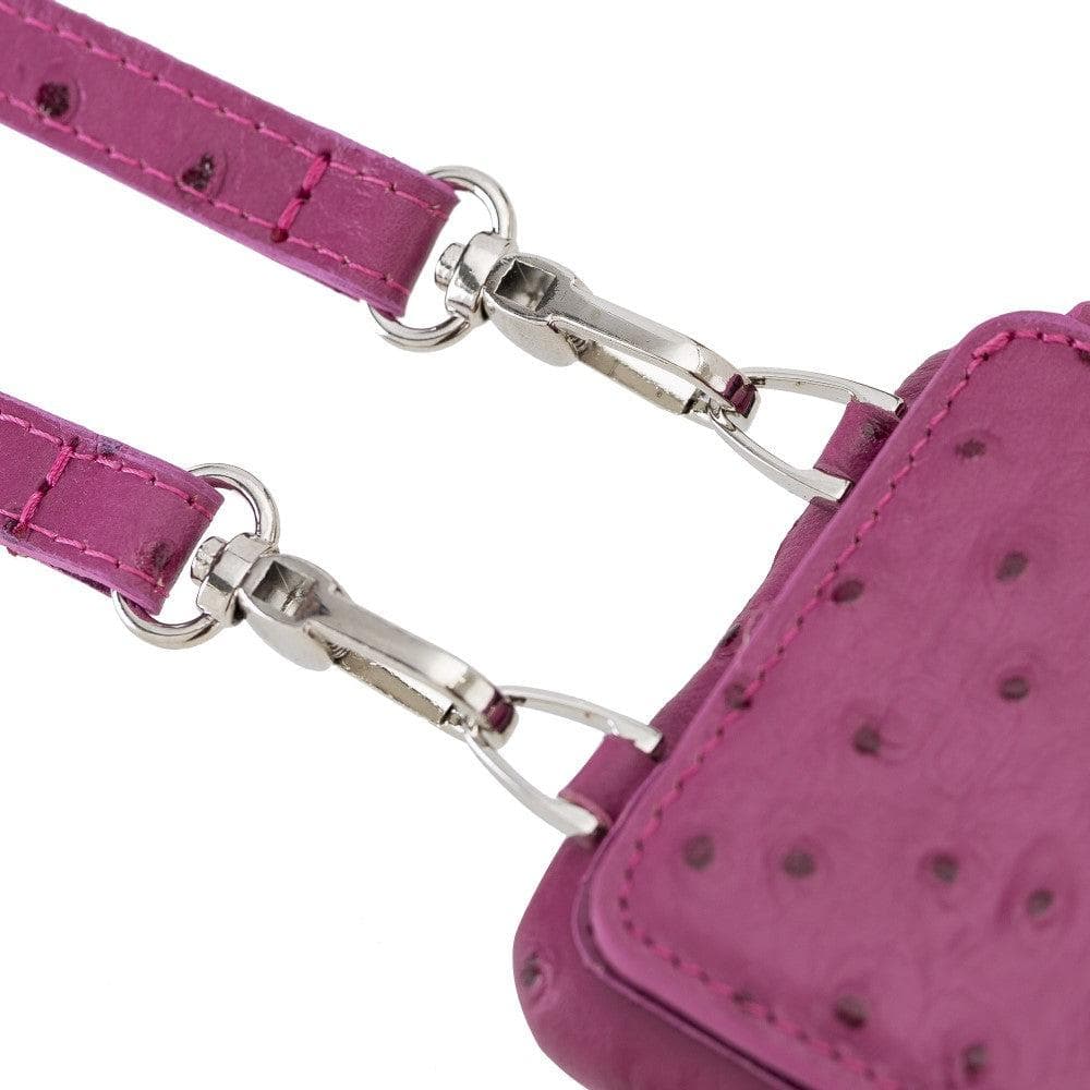 Saff iPhone 11 Pro Max Leather Case with Shoulder Strap