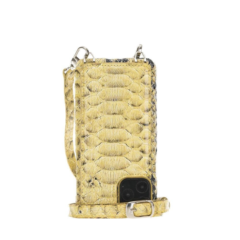 Saff iPhone 11 Pro Max Leather Case with Shoulder Strap