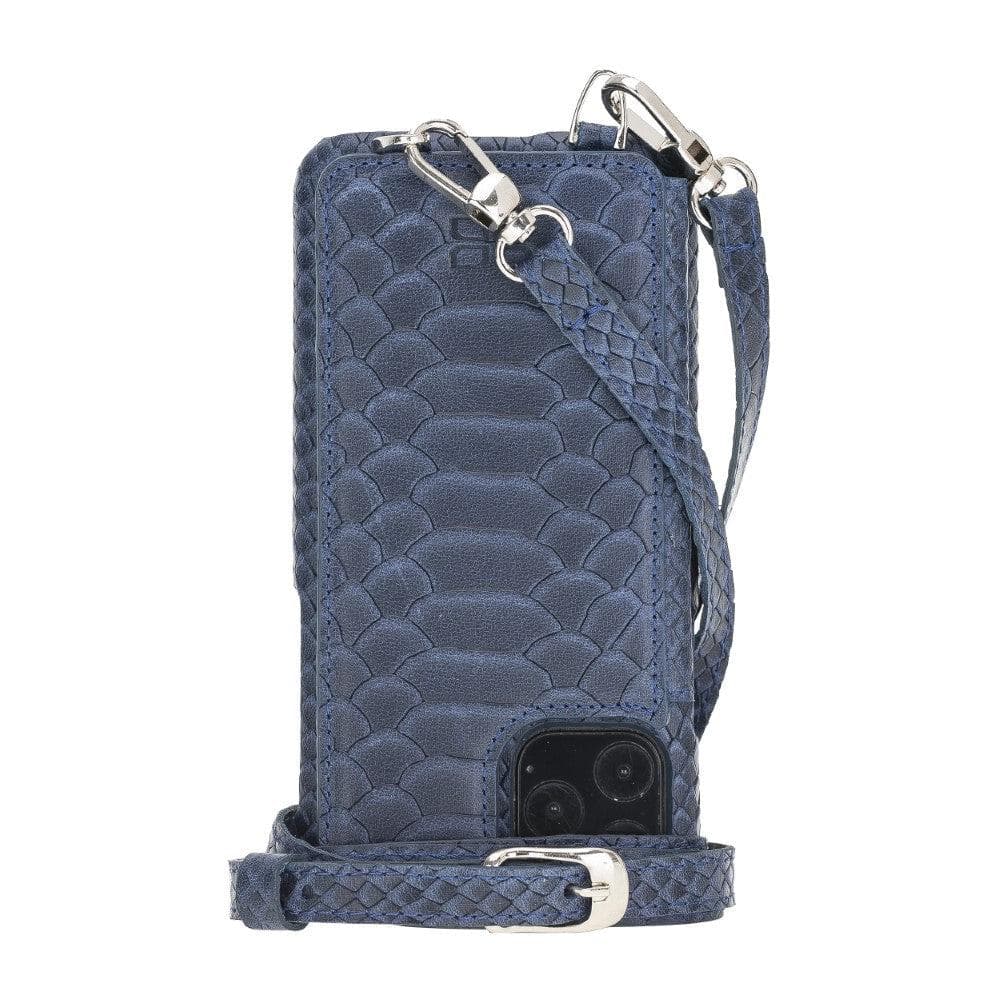 Saff iPhone 11 Pro Max Leather Case with Shoulder Strap