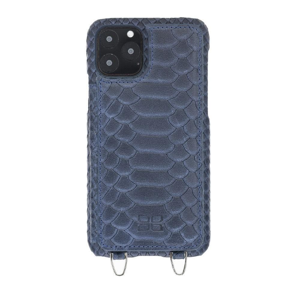 Saff iPhone 11 Pro Max Leather Case with Shoulder Strap