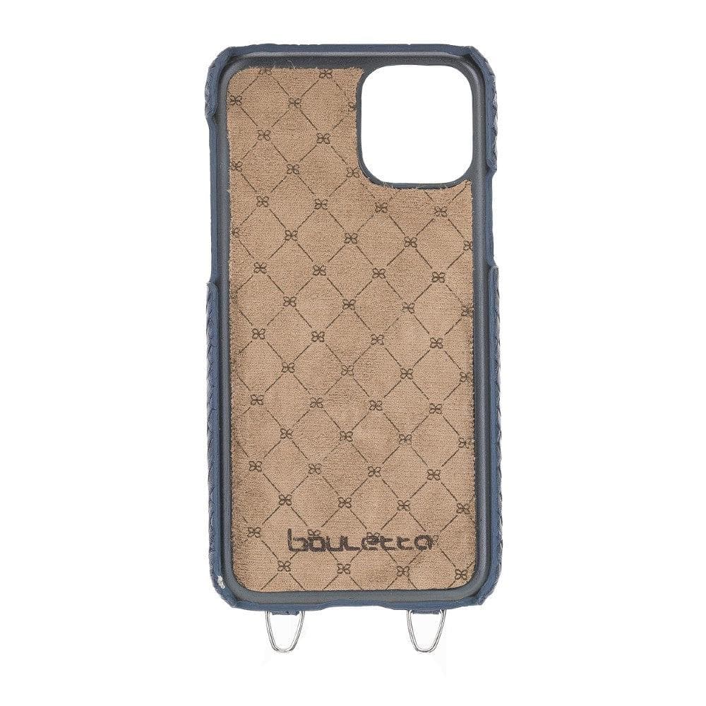 Saff iPhone 11 Pro Max Leather Case with Shoulder Strap
